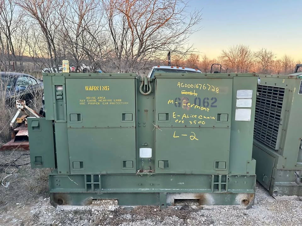 MEP-006A 60 kW Diesel Generator | Military Tactical Quiet | Low Hours