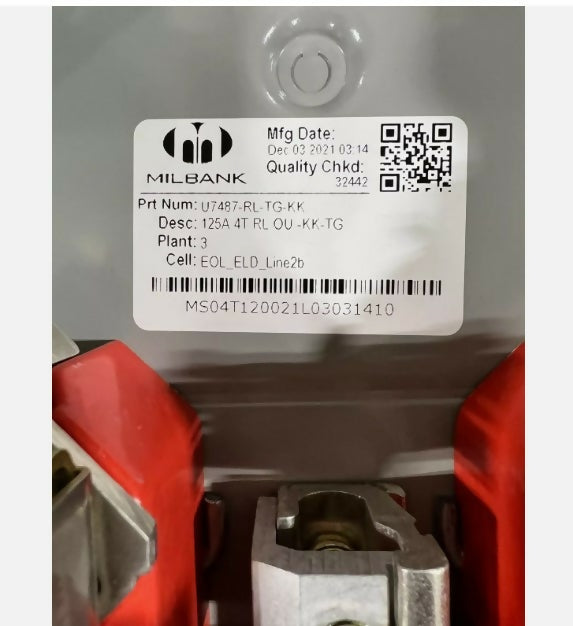 Milbank U7487-RL-TG-KK Terminal Ringless Meter Socket 5