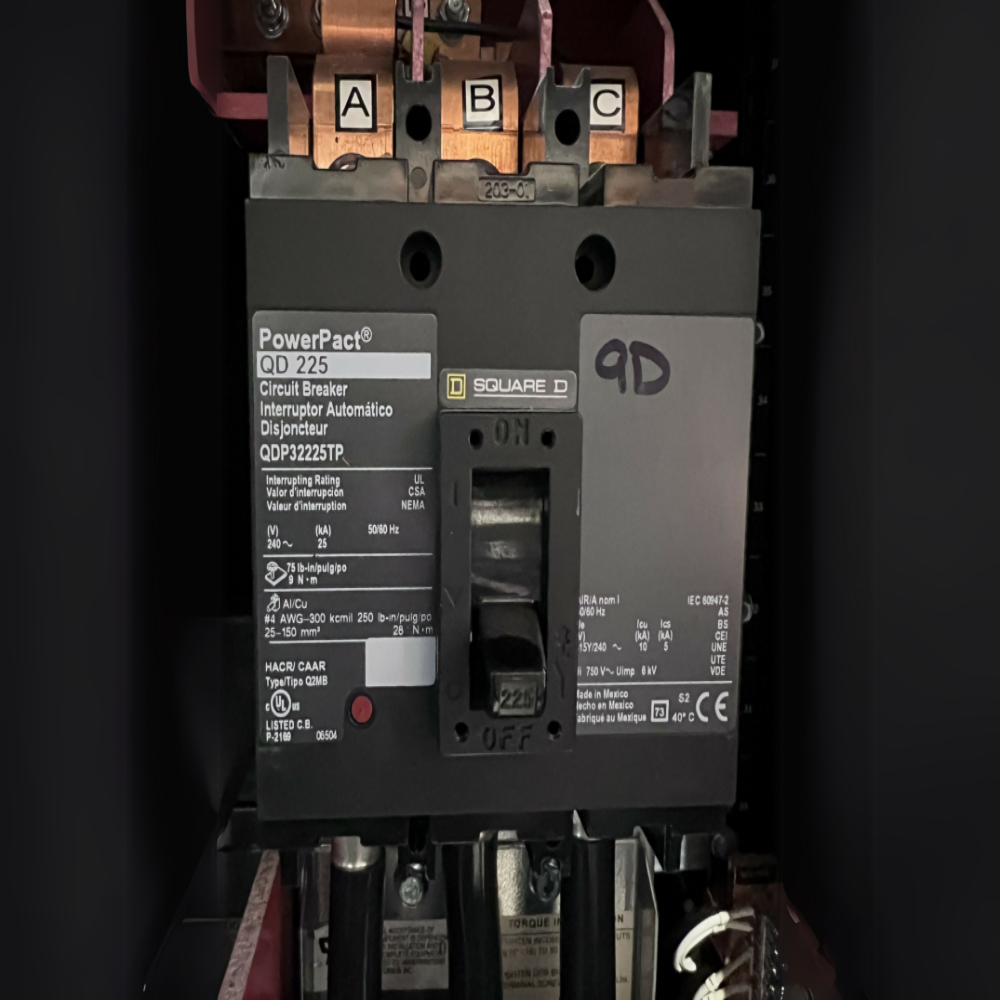 Square D Power Pact 225 Circuit Breaker