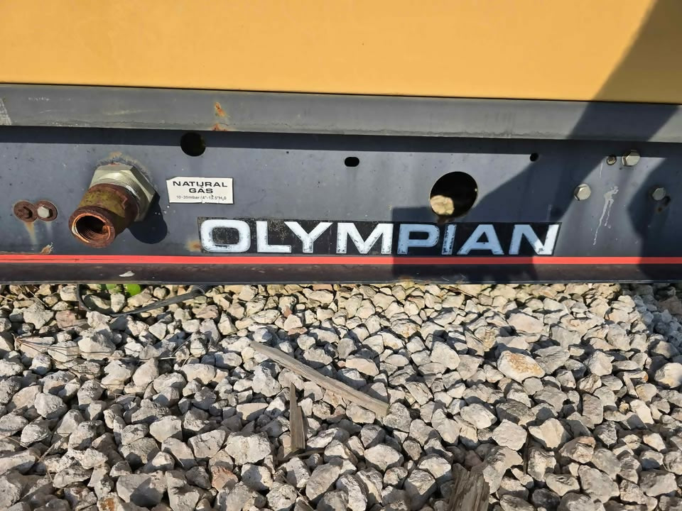 Olympian G100F3 Natural Gas Generator – 100 kW – Low Hours – Used
