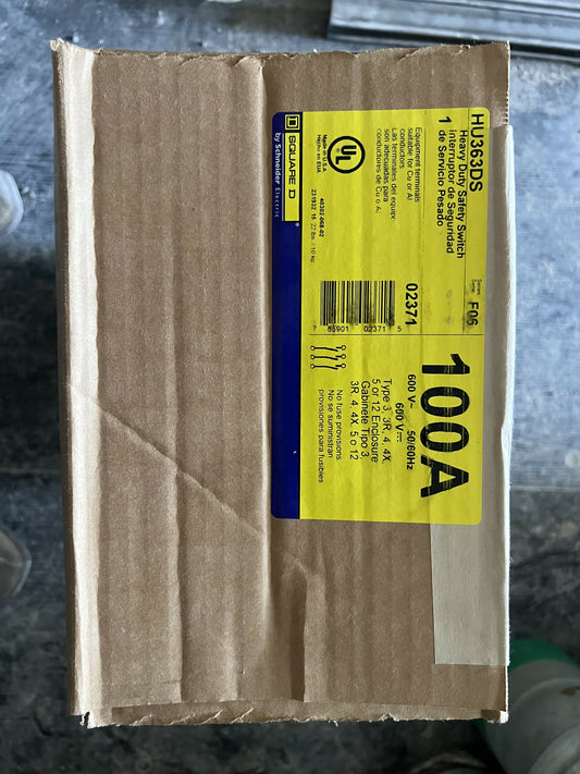 Square D HU363DS Nema 4X SS disconnect
