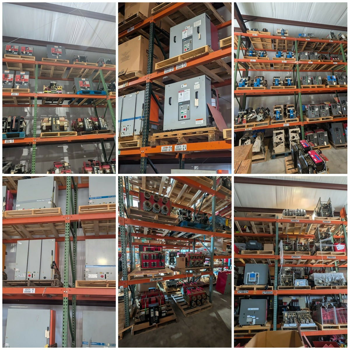 GE Magne-Blast 15 kV 1200A Medium Voltage Breaker Parts - Line Side Bottles - Used