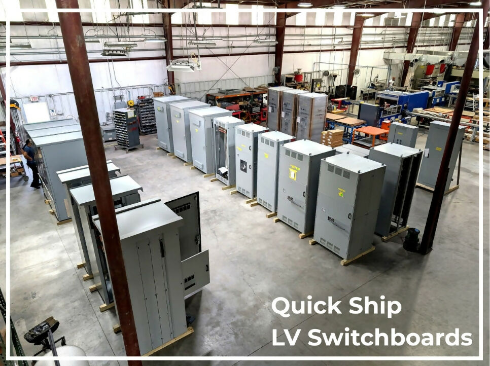 Siemens / Schneider UL891 switchboard, 480V indoor, new — Electrical Trader