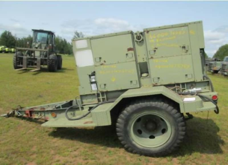 MEP-806A 60 kW Diesel Generator Set – Military Tactical Quiet – Low Hours