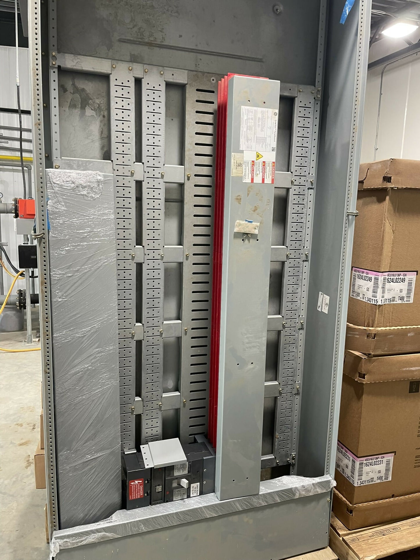 GE EntellEon panelboard, 600V 400A indoor distribution center, new (2017) — Electrical Trader