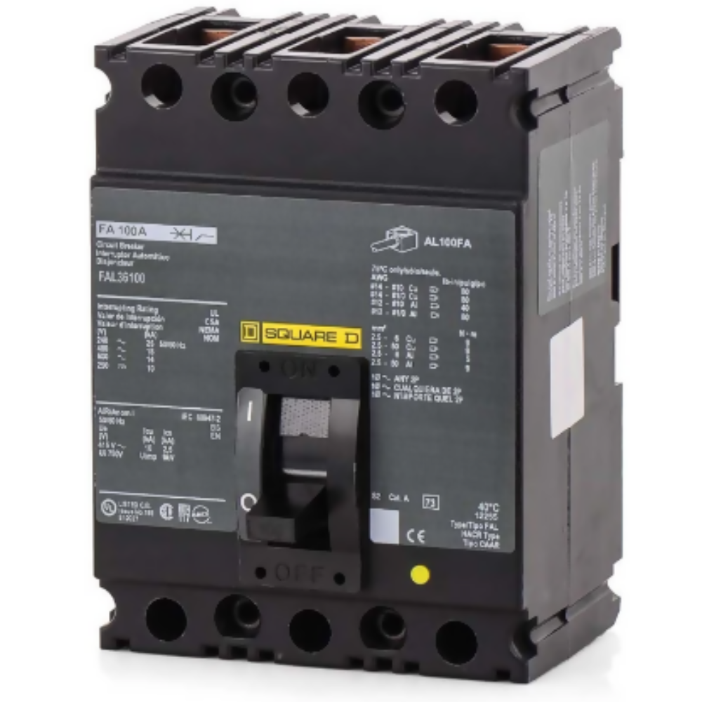 Square D FAL36100 3 Pole Circuit Breaker