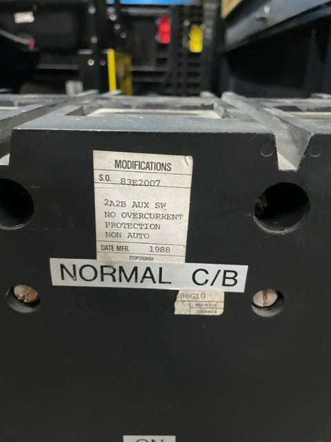 Siemens 1600A & Westinghouse 2500A Circuit Breakers – Qty 4 Available