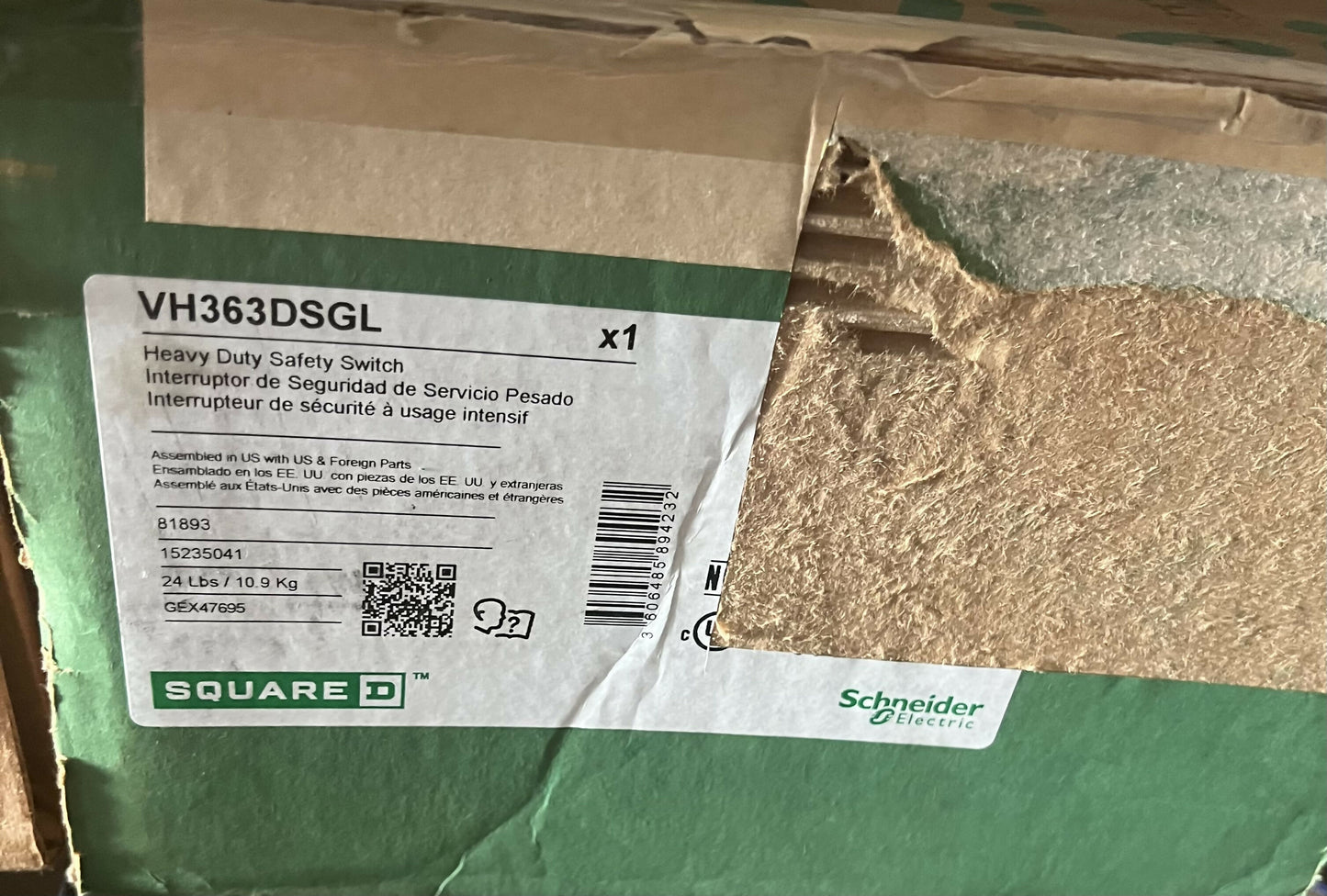 Square D VH363DSGL