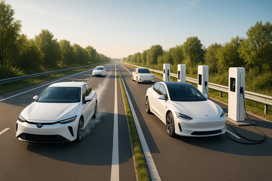 Hydrogen Fuel Cells vs. EV Batteries in Transport