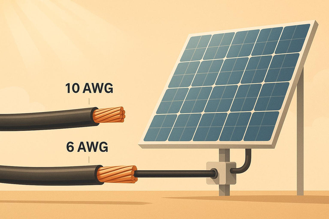 Solar Wire Size Table Solar Wire Sizing Guide: AWG and Ampacity Basics – Electrical Trader