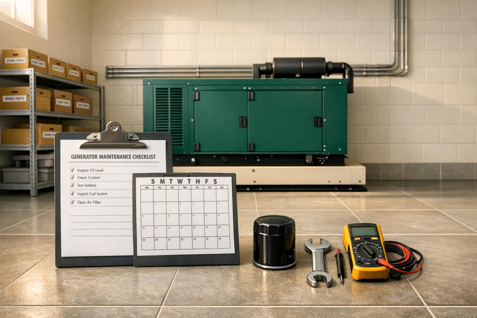 Generator Maintenance Schedule Guide – Electrical Trader