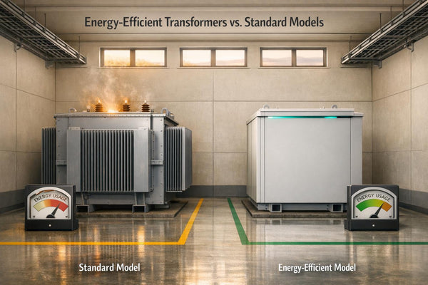 Energy-Efficient Transformers vs. Standard Models