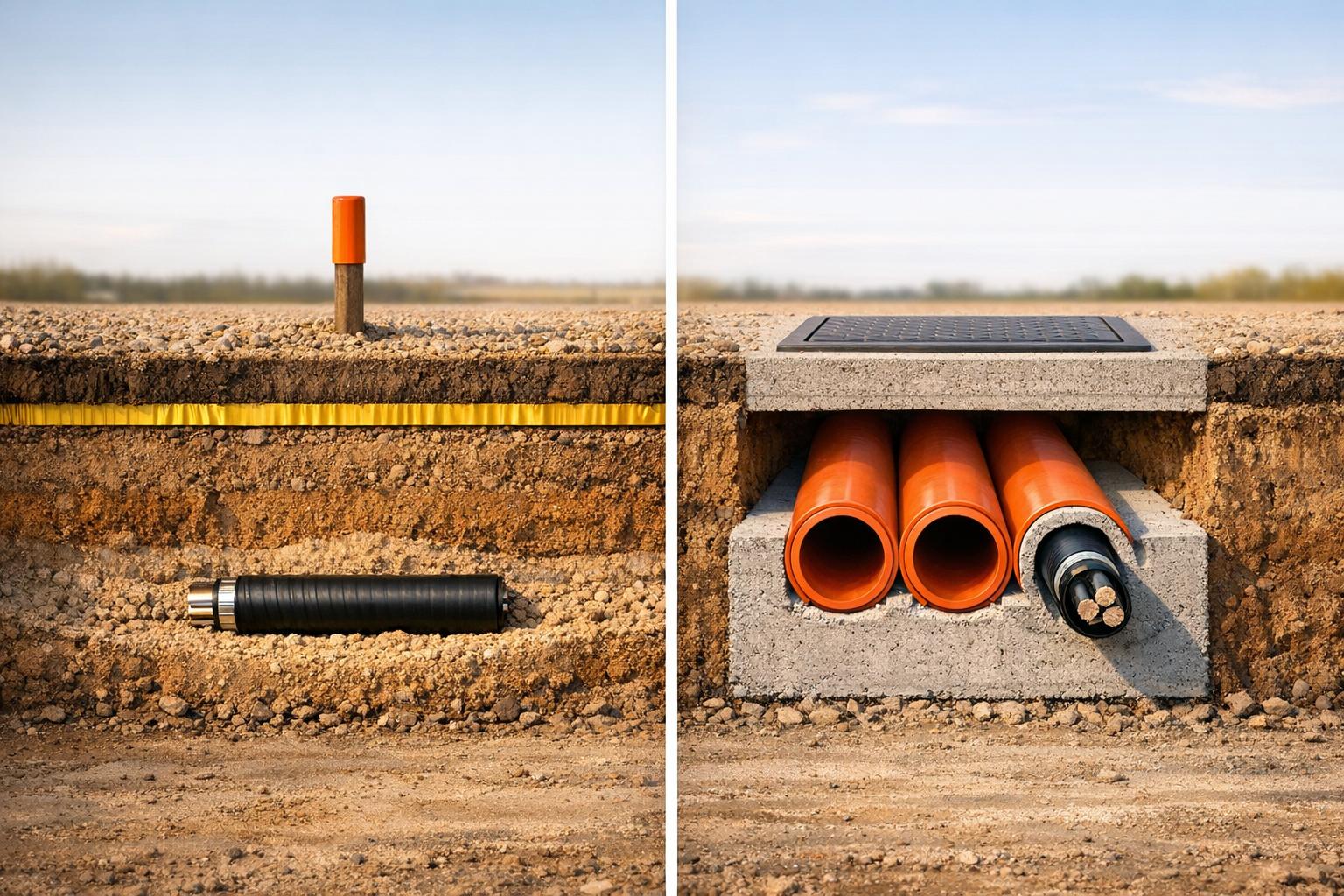 Direct Burial vs. Duct Installation for MV Cables – Electrical Trader