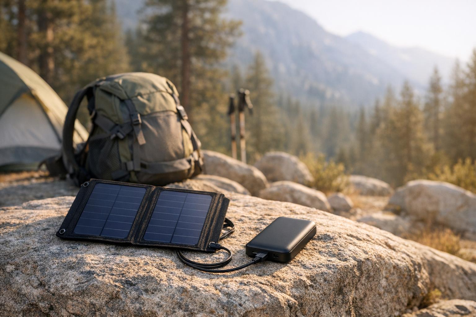 Solar Chargers vs. Power Banks for Backpacking – Electrical Trader