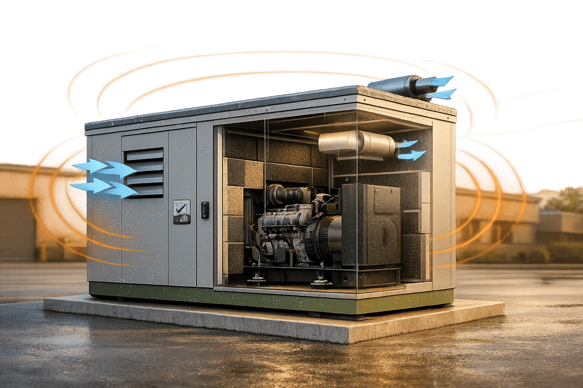 Sound-Attenuated Generator Enclosures Explained – Electrical Trader