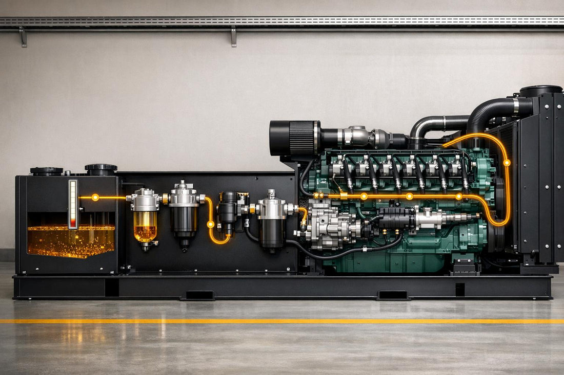 Diesel Generator Fuel System Components