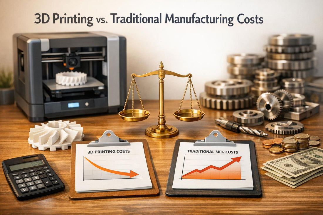 3D Printing vs. Traditional Manufacturing Costs