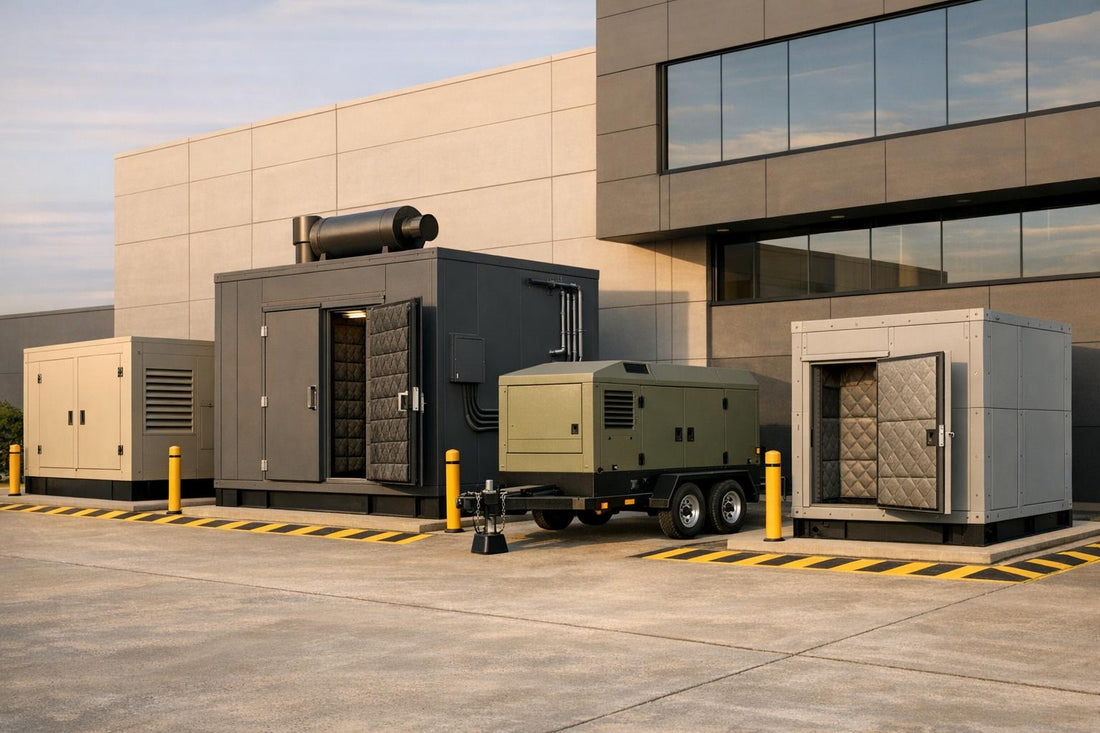Top Generator Enclosures for Noise Control