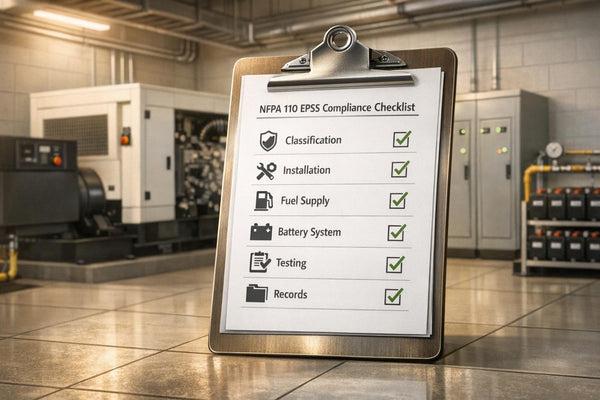 Checklist for NFPA 110 EPSS Compliance