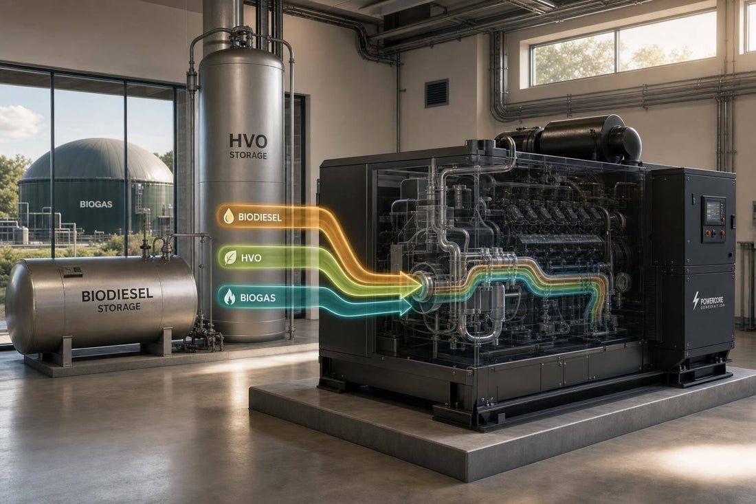 Biofuel Integration in Industrial Generators