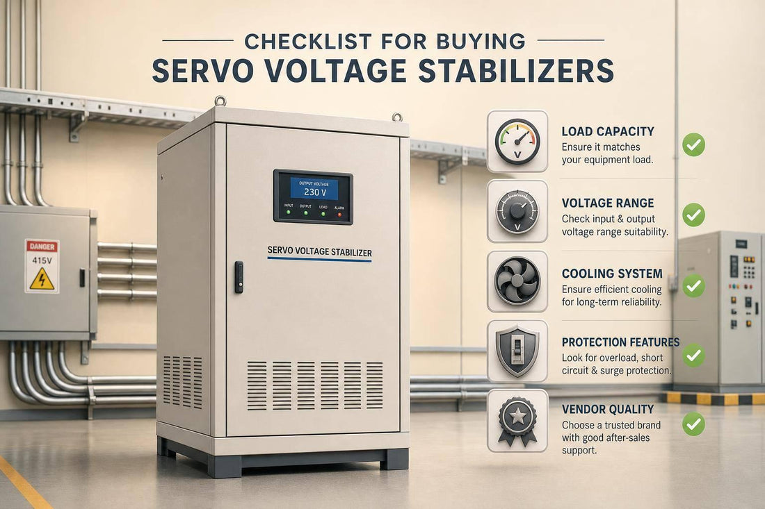 Checklist for Buying Servo Voltage Stabilizers