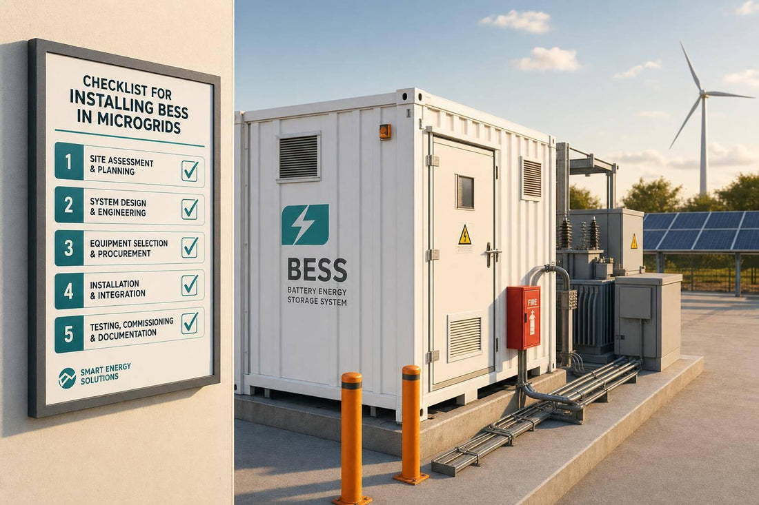 Checklist for Installing BESS in Microgrids