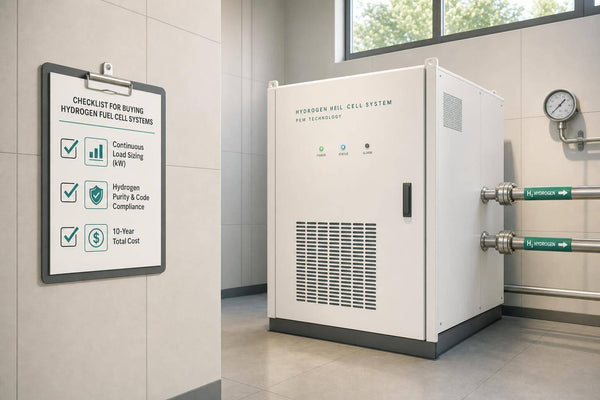 Checklist for Buying Hydrogen Fuel Cell Systems