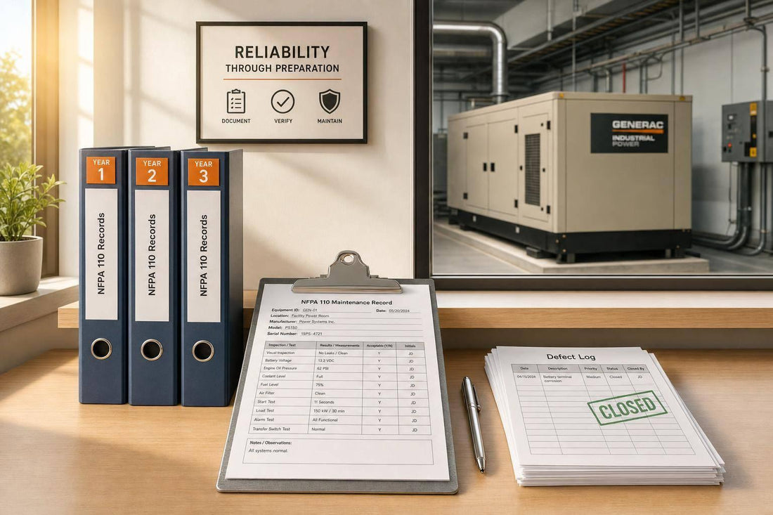 How To Maintain NFPA 110 Records