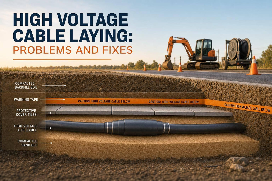 High Voltage Cable Laying: Problems and Fixes