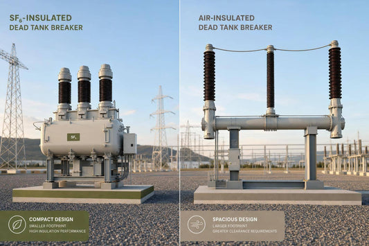 SF6 vs air insulated dead tank breakers