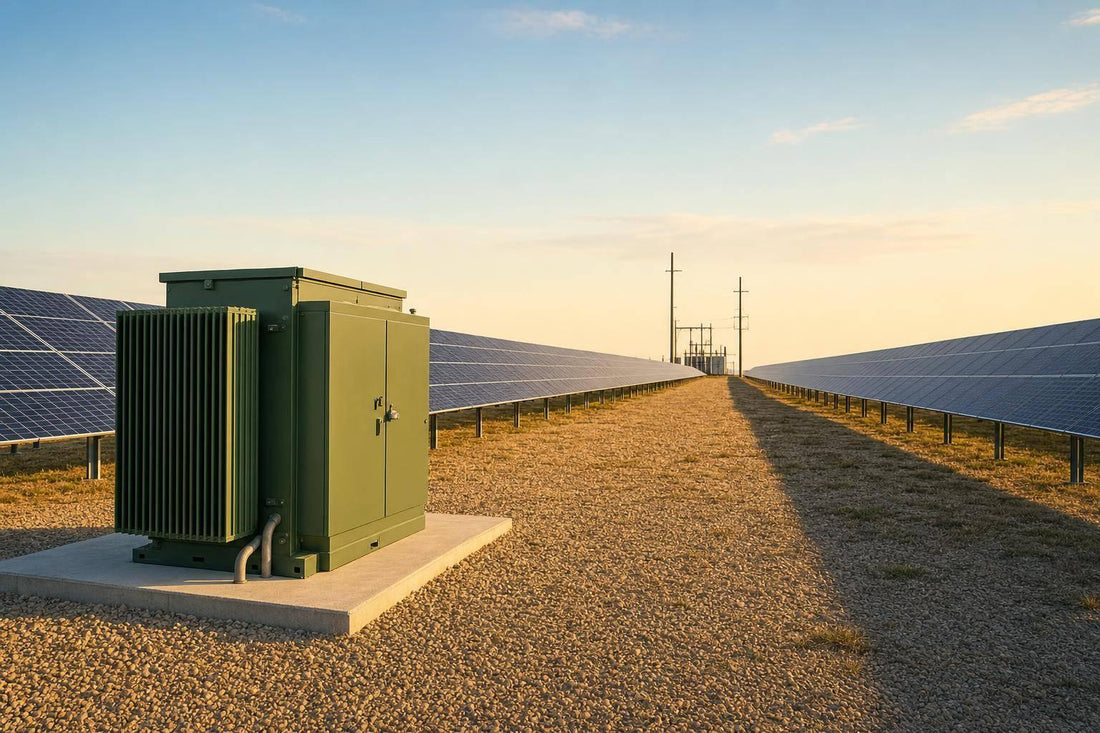 How Solar Plants Select Medium Voltage Transformers
