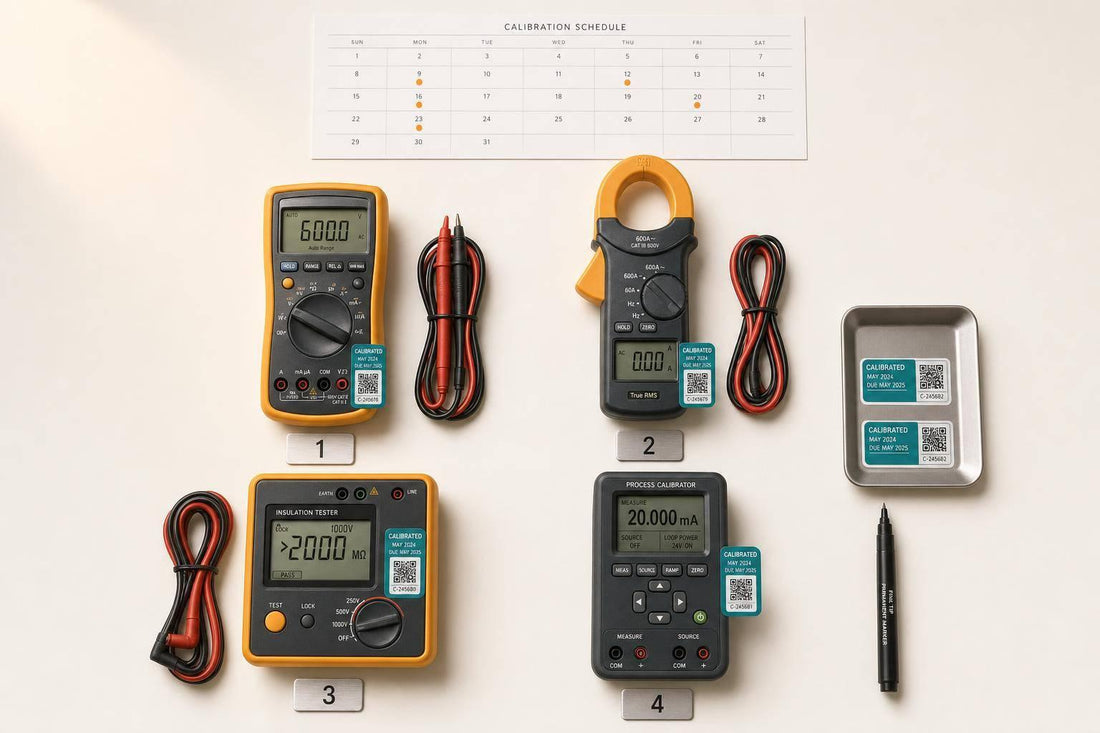 Calibration Schedule for Electrical Test Tools