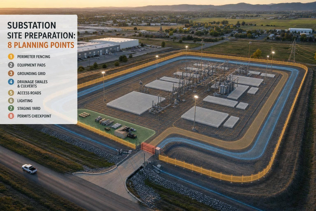 Substation Site Preparation: 8 Planning Points