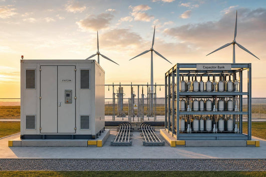 STATCOM vs Capacitor Bank in Wind Farm Voltage Control