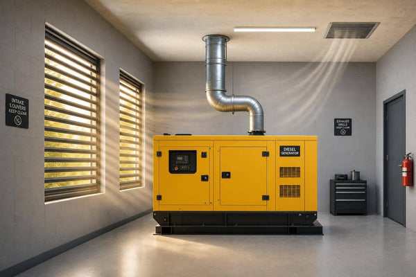 Generator Room Ventilation Code for Indoor Units