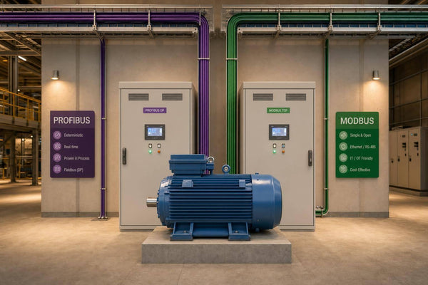 Profibus vs Modbus for MV Motor Control