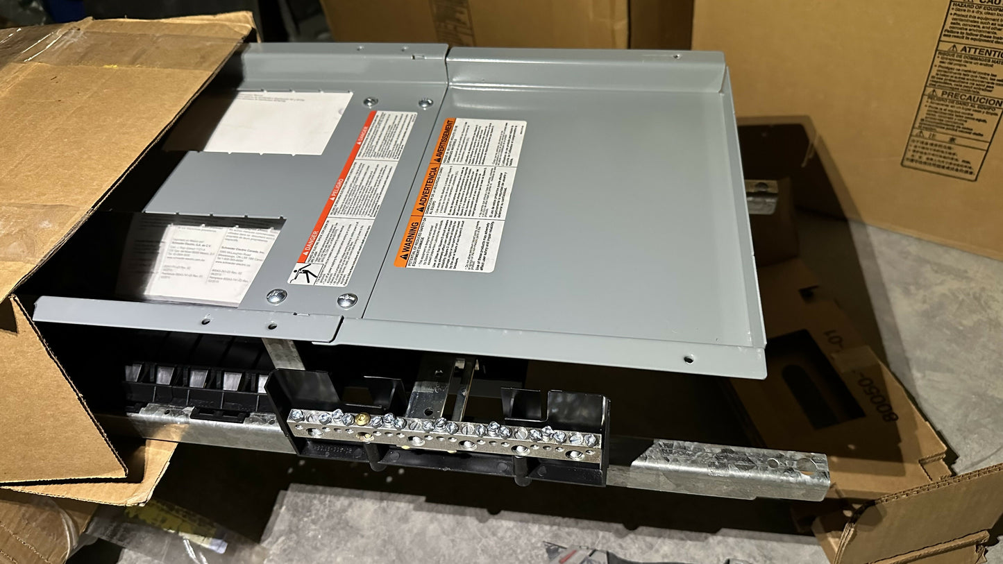 NF430L2 Panelboard interior, NF, main lugs, 250A, Al bus, 30 pole spaces, 3 phase, 4 wire, 600Y/347VAC max