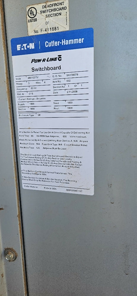 Switchboard Cabinet