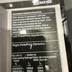 Siemens 1000A 3-phase switchboard, 415/240V with HNXD63B100 main and FXD63B150 branch breakers, new — Electrical Trader