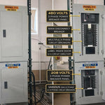 480V & 208V 3-Phase Power Panels – Complete Set