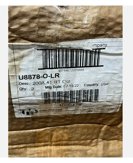 Milbank U8878-O-LR 200 Amp Meter Socket 2