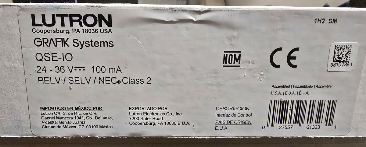 Lutron Grafik System QSE-IO