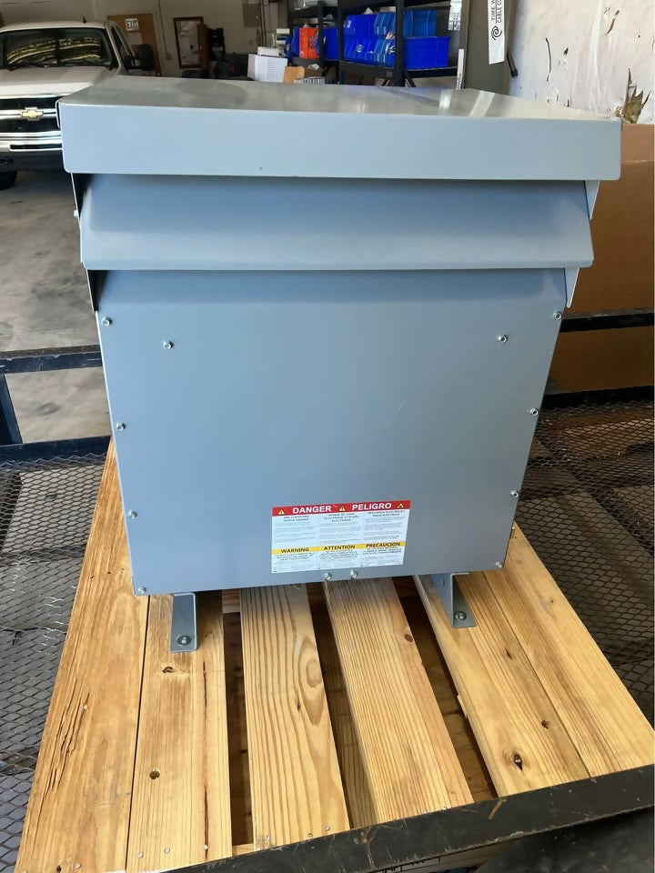 Hammond Power Sentinel G 75 kVA dry-type distribution transformer, 480V to 208Y/120V 3-phase, used — Electrical Trader