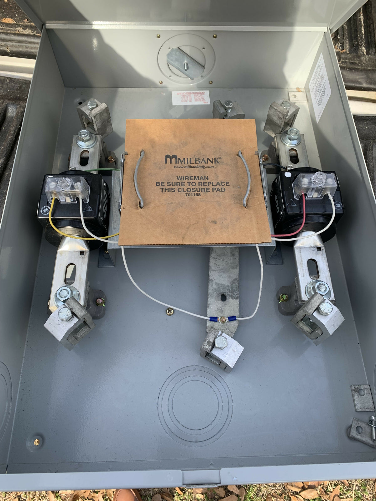 Milbank Type 3R CT-rated meter enclosure, 600A outdoor, new (2017) — Electrical Trader