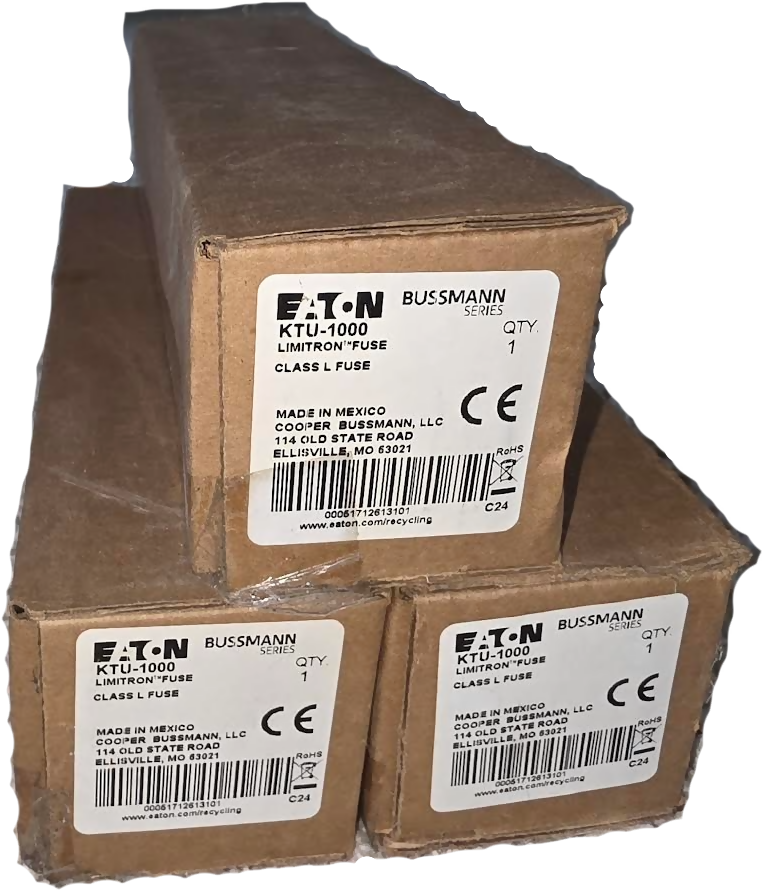 New Eaton Bussman KTU-1000 Class L Fuse