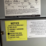 GE Spectra Series 1600A 480V 3-phase switchboard, 65kA SCCR indoor, used — Electrical Trader