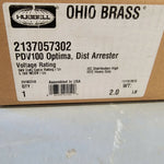 5KV Surge Arrester, Hubbell Optima PDV100, Part 2137057302, Distribution Class, New