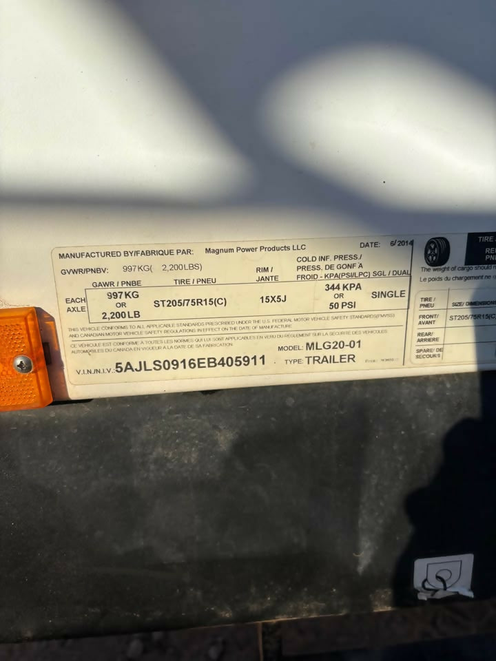 Generac MLG20 towable diesel generator, 20kW single-phase (Isuzu 4LE1), used (2014) — Electrical Trader