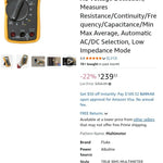 Fluke 117 Multimeter