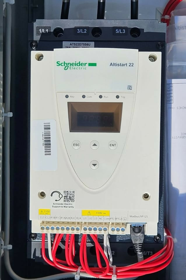 Square D Enclosed 22 Altistart ATS22D75S6U Soft Start Motor Drive Controller Panel – Lot of 7
